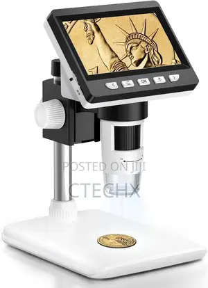 Digital Microscope 1000X, 4.3" LCD With Screen. 1080P USB Microscope