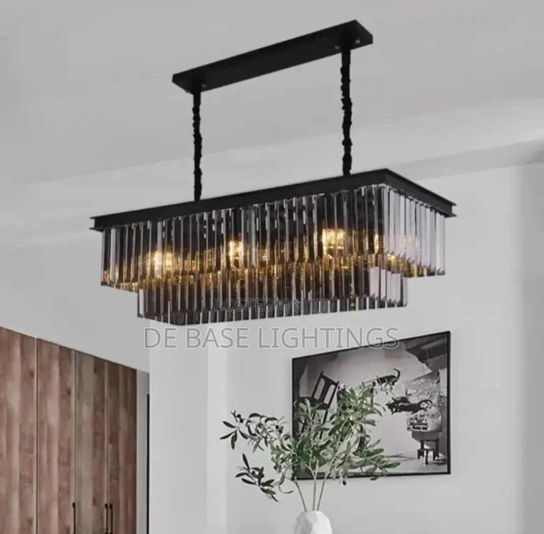 Decor Smokey Crystal Chandelier Lights