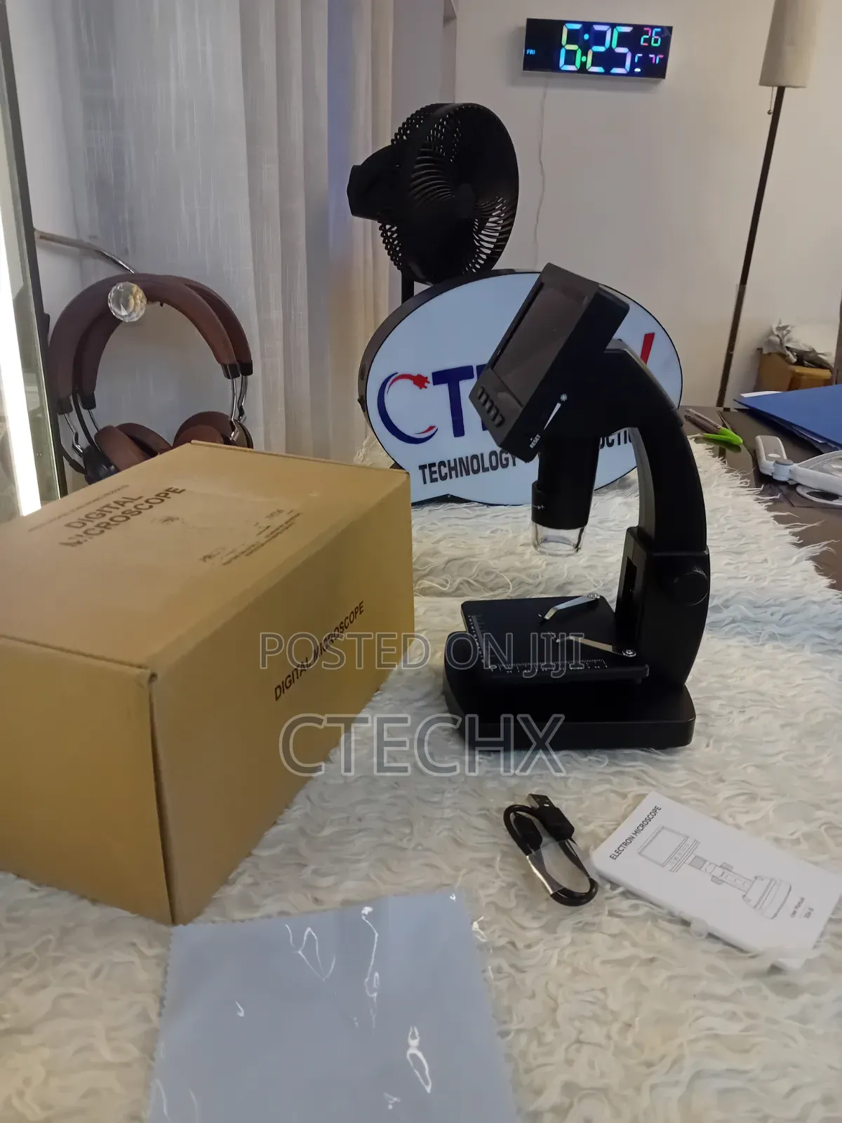 LCD Digital Microscope for Windows/MacOS-4.3 Inch . 500X