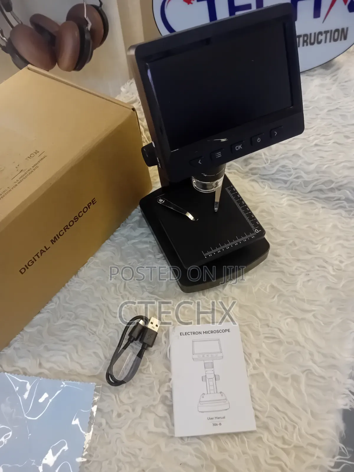 LCD Digital Microscope for Windows/MacOS-4.3 Inch . 500X