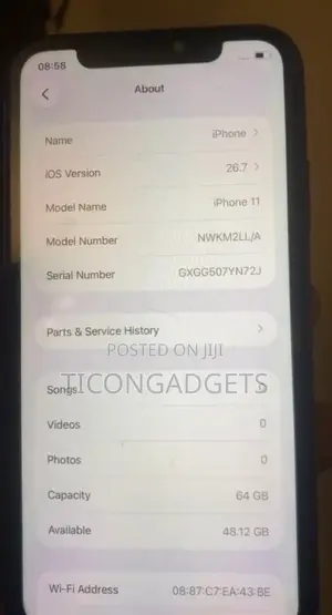 Apple iPhone 11 64 GB Black