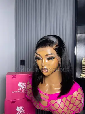10” SDD Bone Straight Frontal Wig 200g