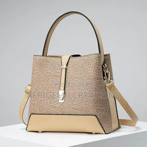 Luxury Lace Beige Lace Tote Bag