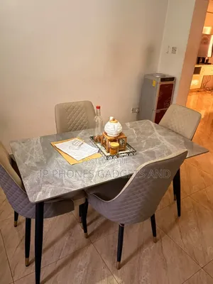 4-Seater Dining Table Chairs Set