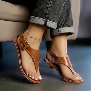 High Quality Zara Buckle Thong Sandals #PHE
