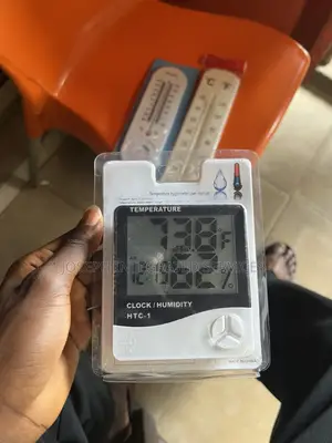 HTC-1 Digital LCD Temperature and Humidity Meter / Clock