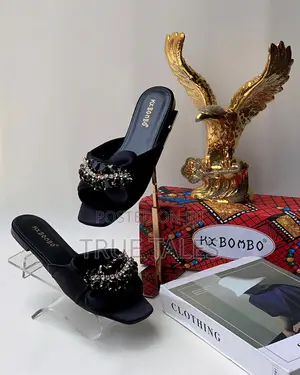 Women’s Chick Slippers With Stone # FLAT