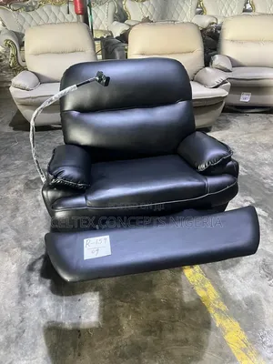 Black Single Seater Reclining Chair
