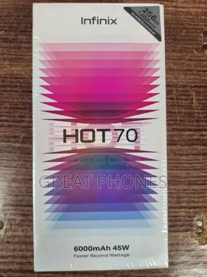 New Infinix Hot 70 256 GB Gold