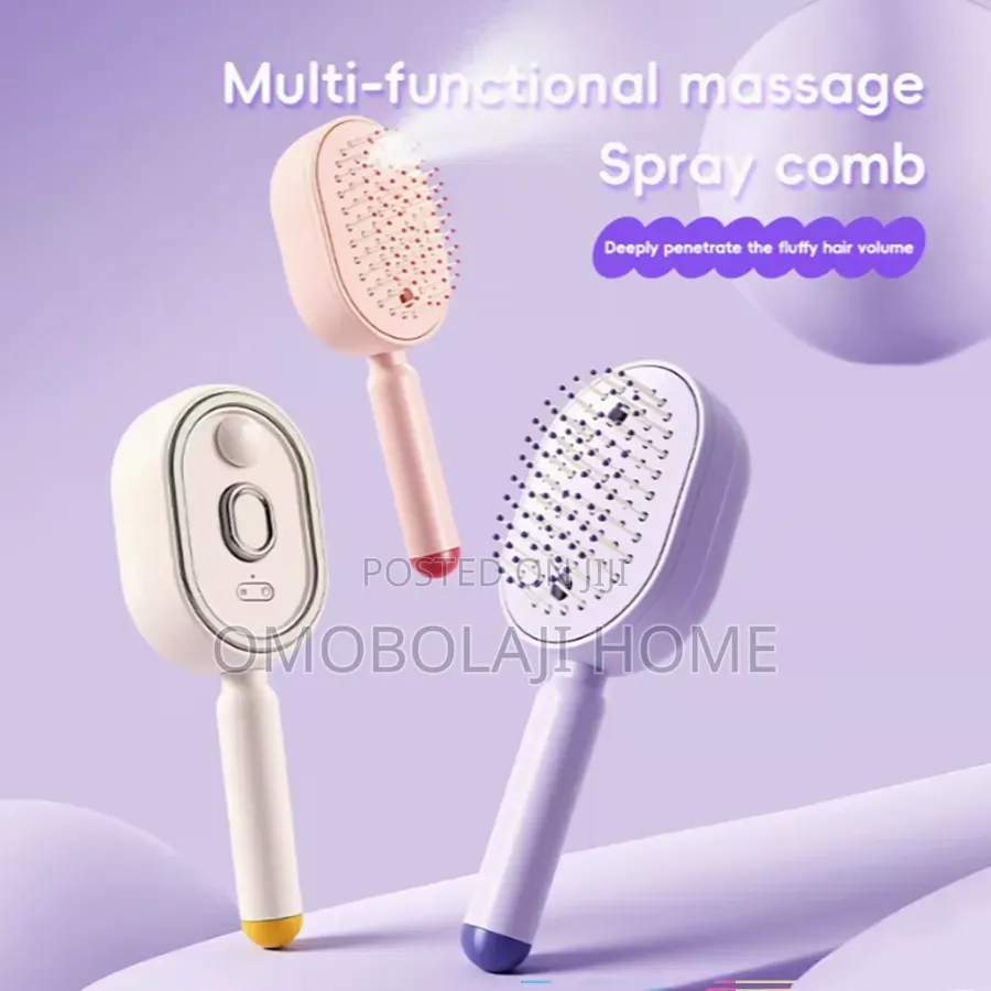 Rechargeable Spray Air Cushion Massage Brush With Nano Mist