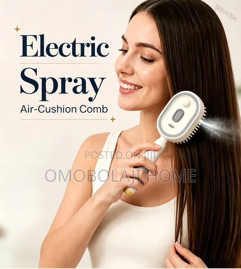 Rechargeable Spray Air Cushion Massage Brush With Nano Mist