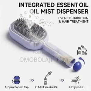 Rechargeable Spray Air Cushion Massage Brush With Nano Mist
