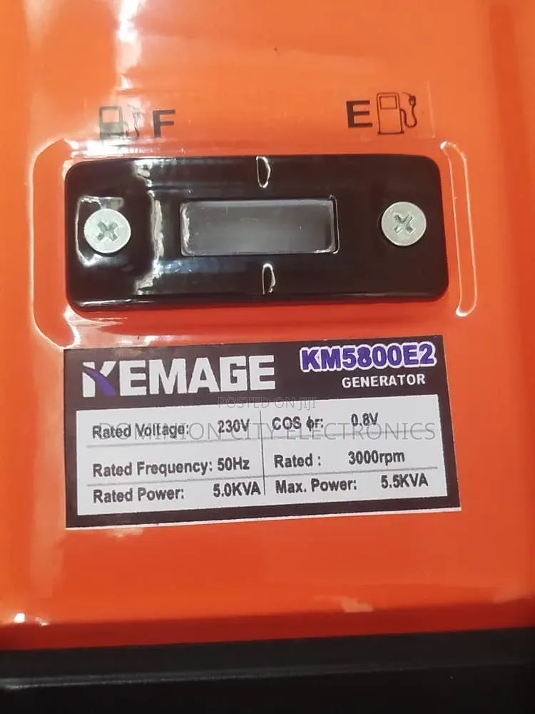 5kva Kemage Remote Control Petrol Generator 100% Copper Coil