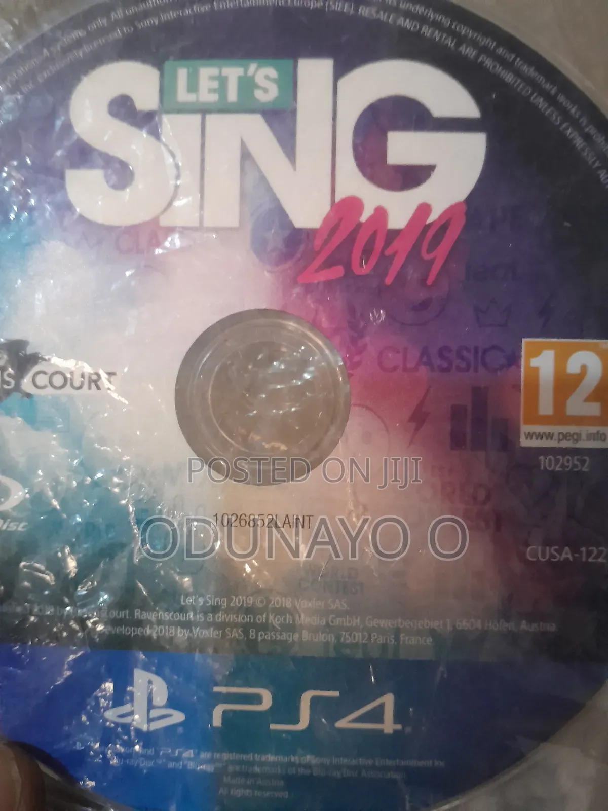 Ps4 and Ps5 Disc