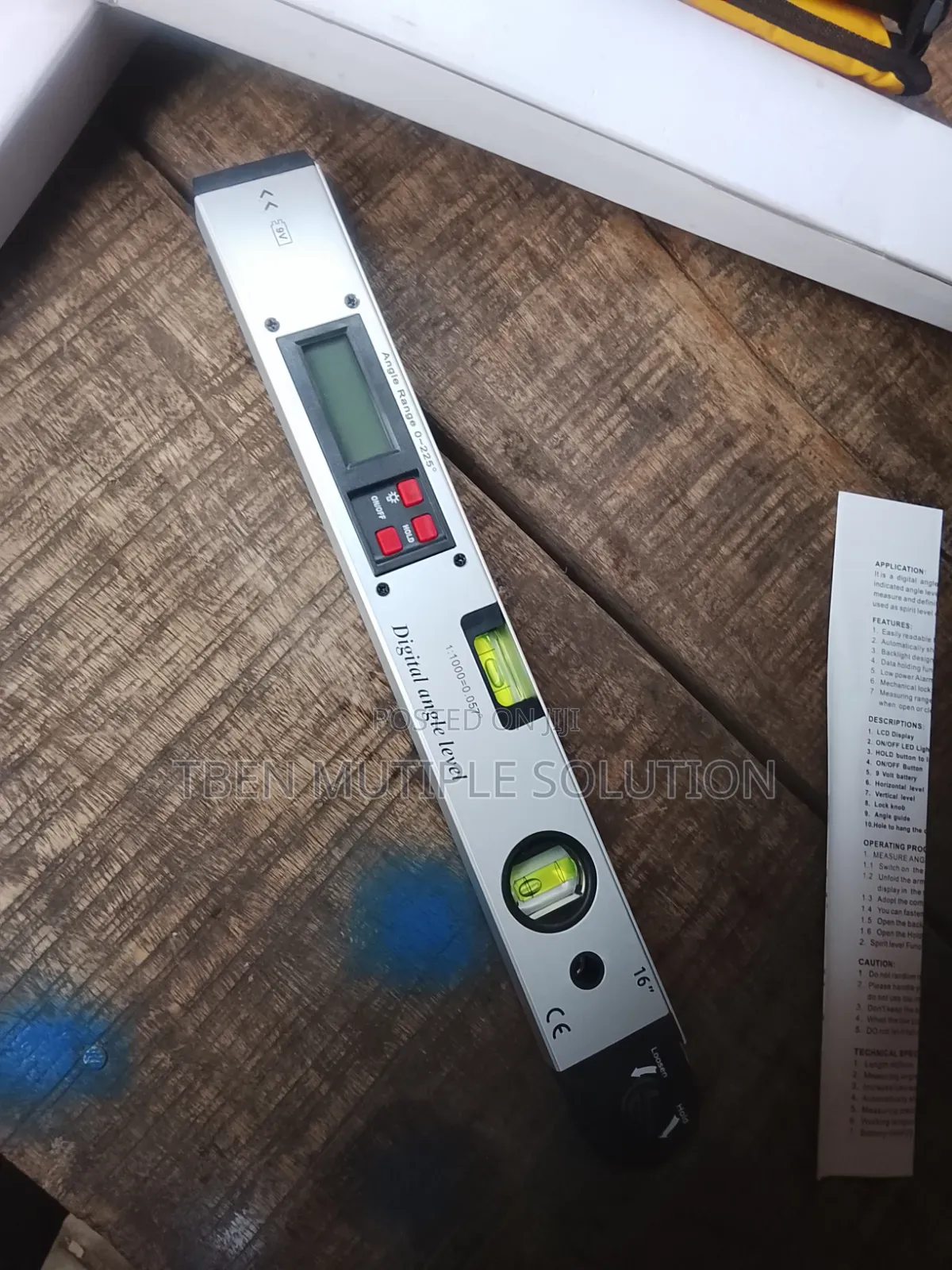 Digital Angle Finder Plum 16" or Digital Spirit Level,protractor