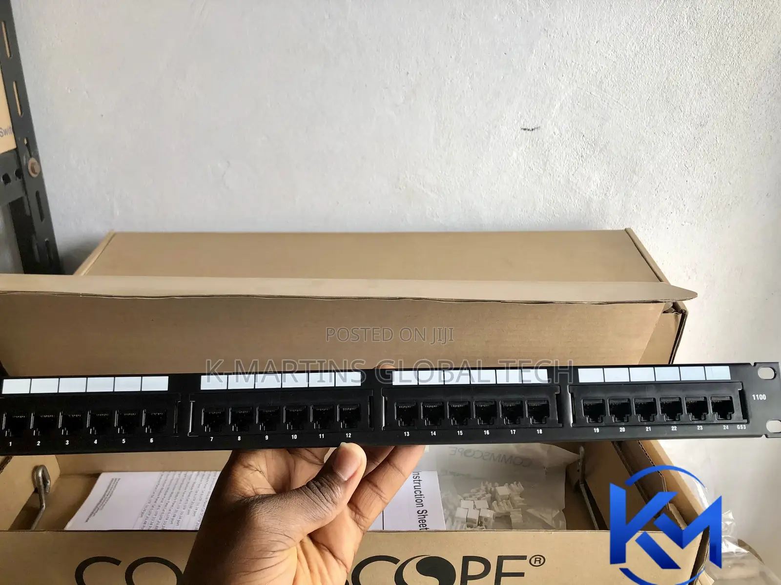 CommScope Cat6 24 /48 Port Patch Panel RJ45 Network Rack Panel.