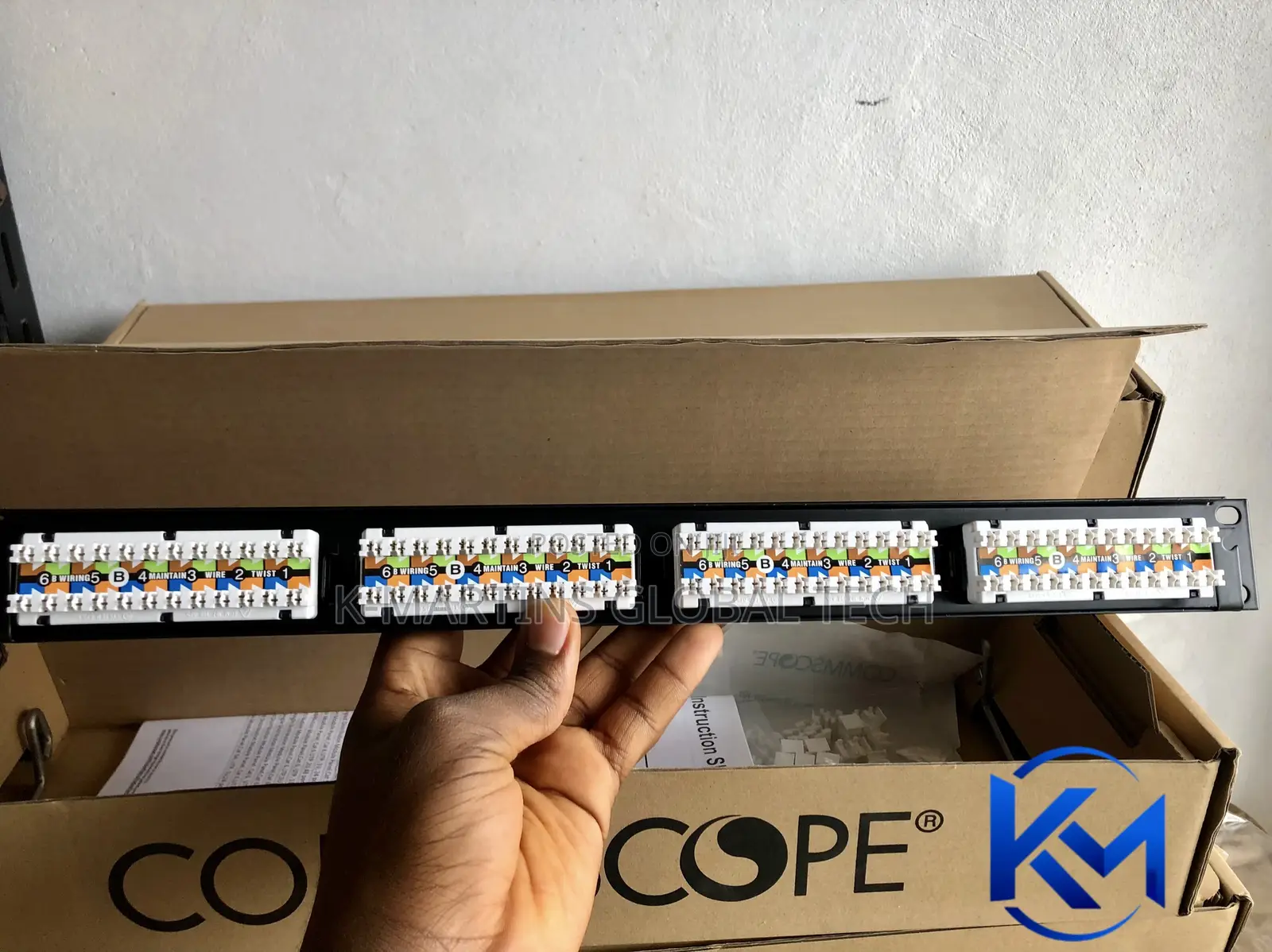 CommScope Cat6 24 /48 Port Patch Panel RJ45 Network Rack Panel.