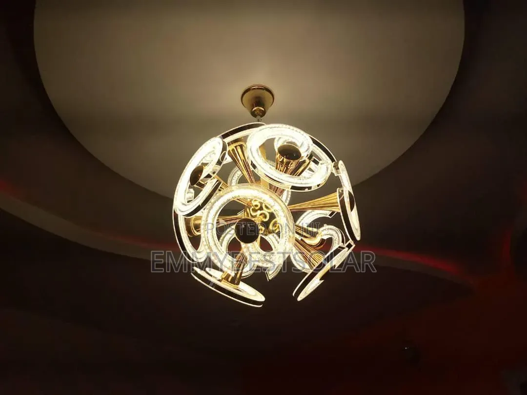 Led Globe Corona Chandelier Light