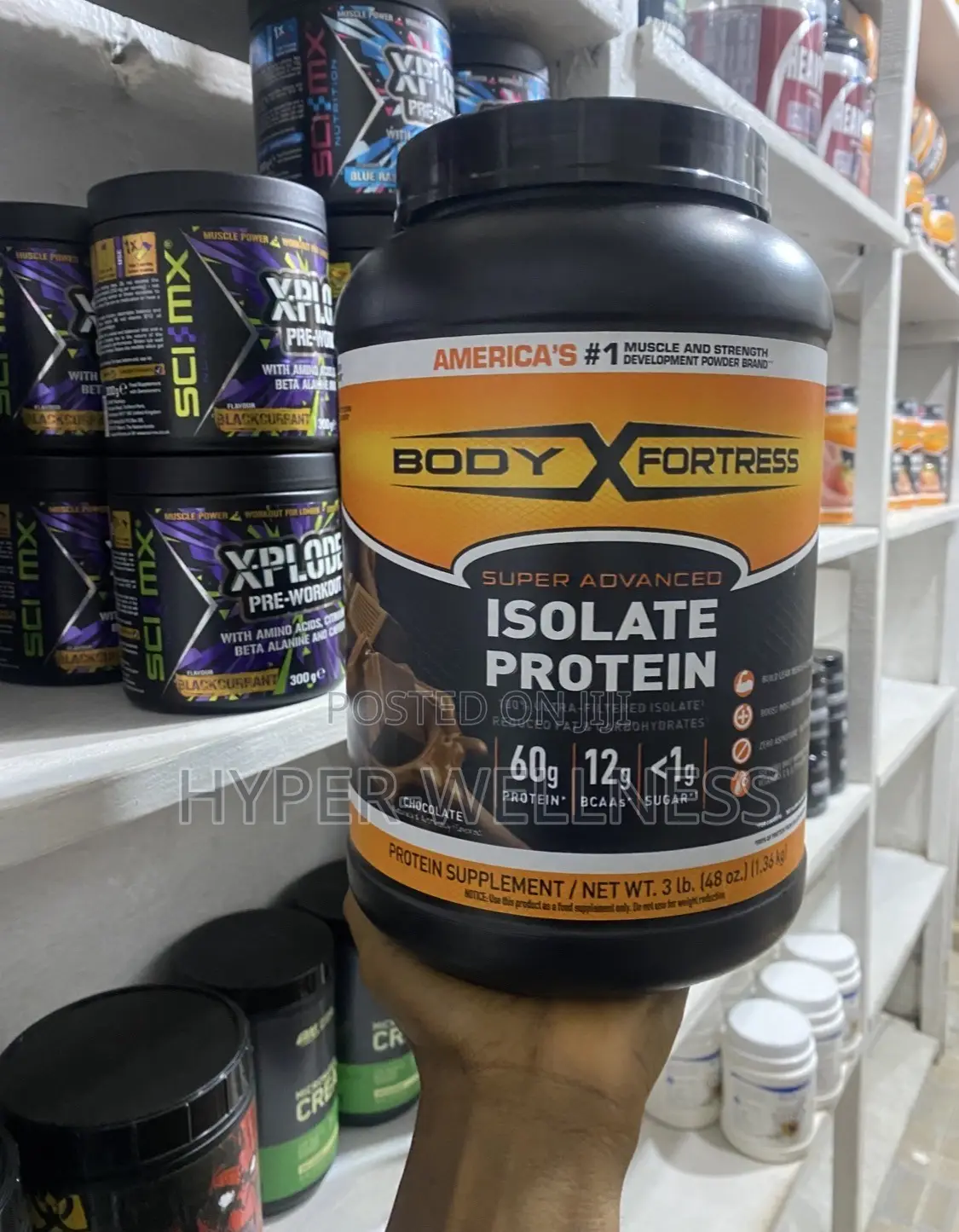 Bodyfortress Whey Protein Isolate 3LB