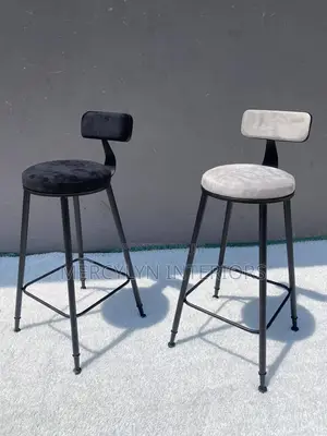 Metal Padded Bar Stool