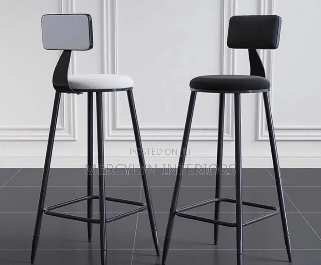 Metal Padded Bar Stool