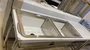 Commercial 3 Bowl Sink