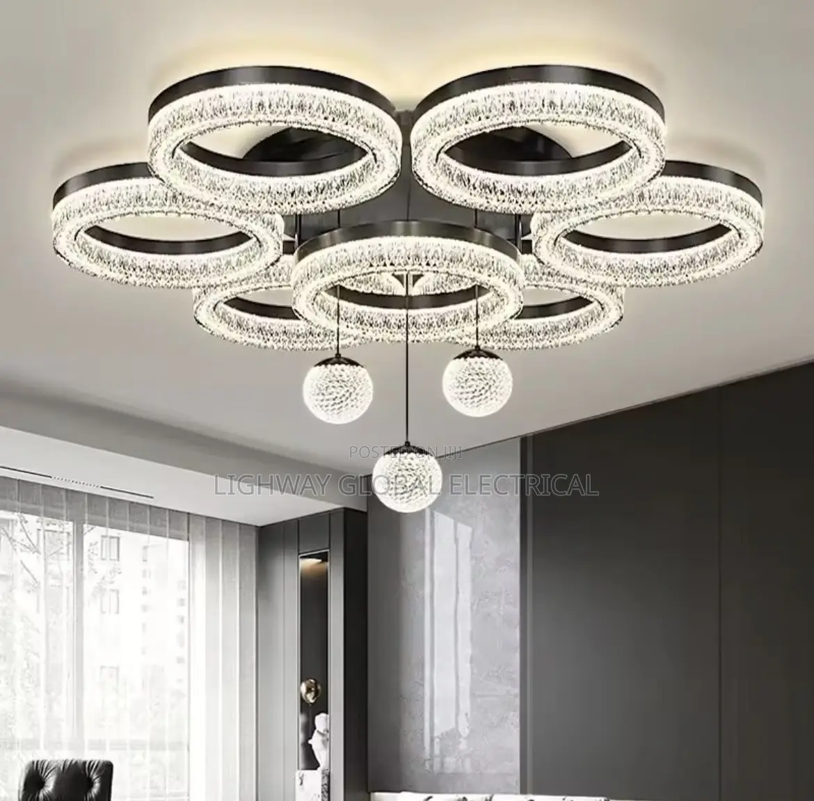 2025 New Italian Creative Luxury Ceiling Flosh Chandelier
