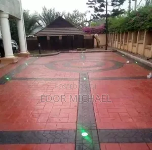 Stamped Concrete and Luxury Steps Abuja Garki 2
