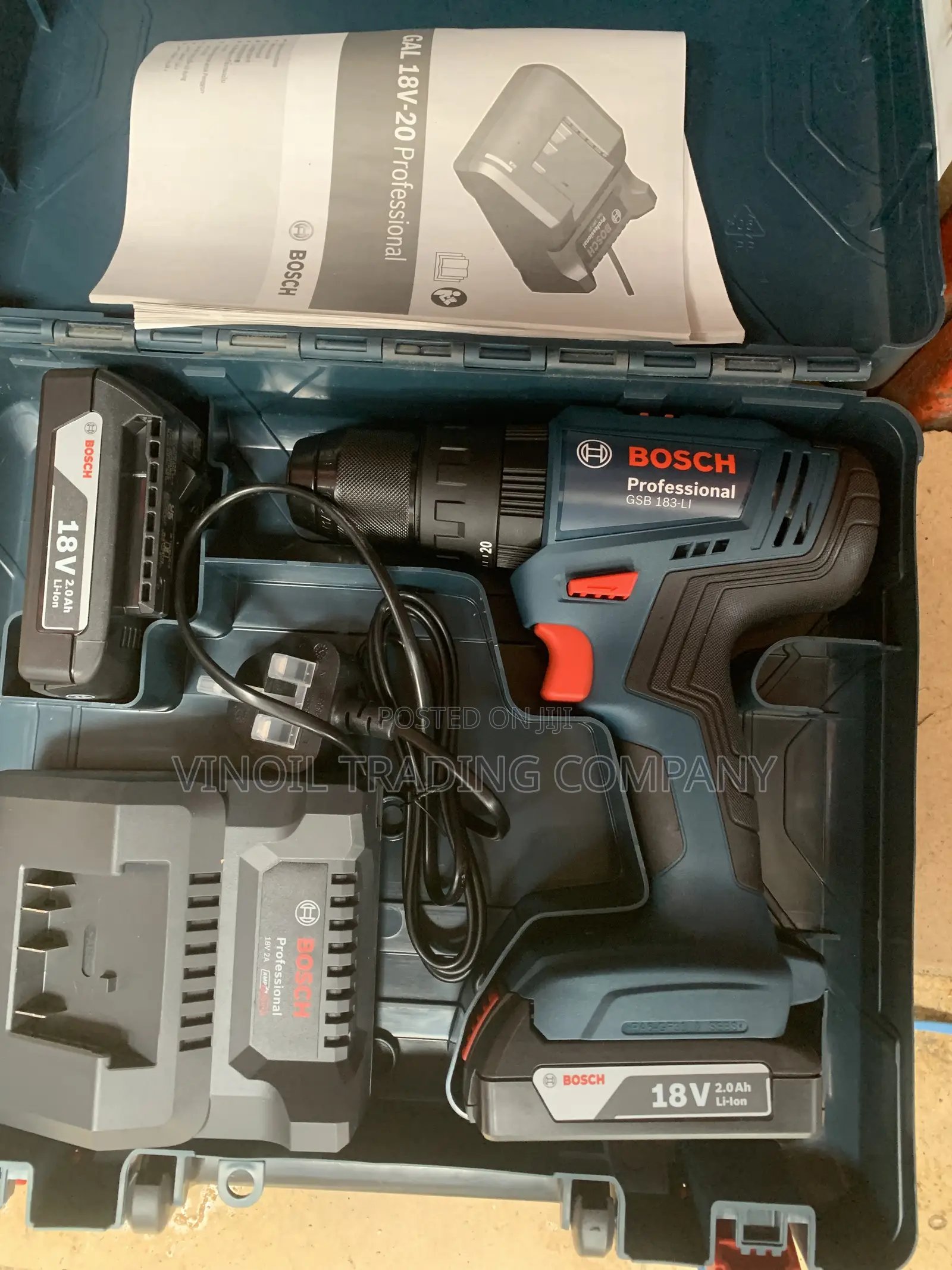 BOSCH Professional Cordless Combi Drill - Full Kit