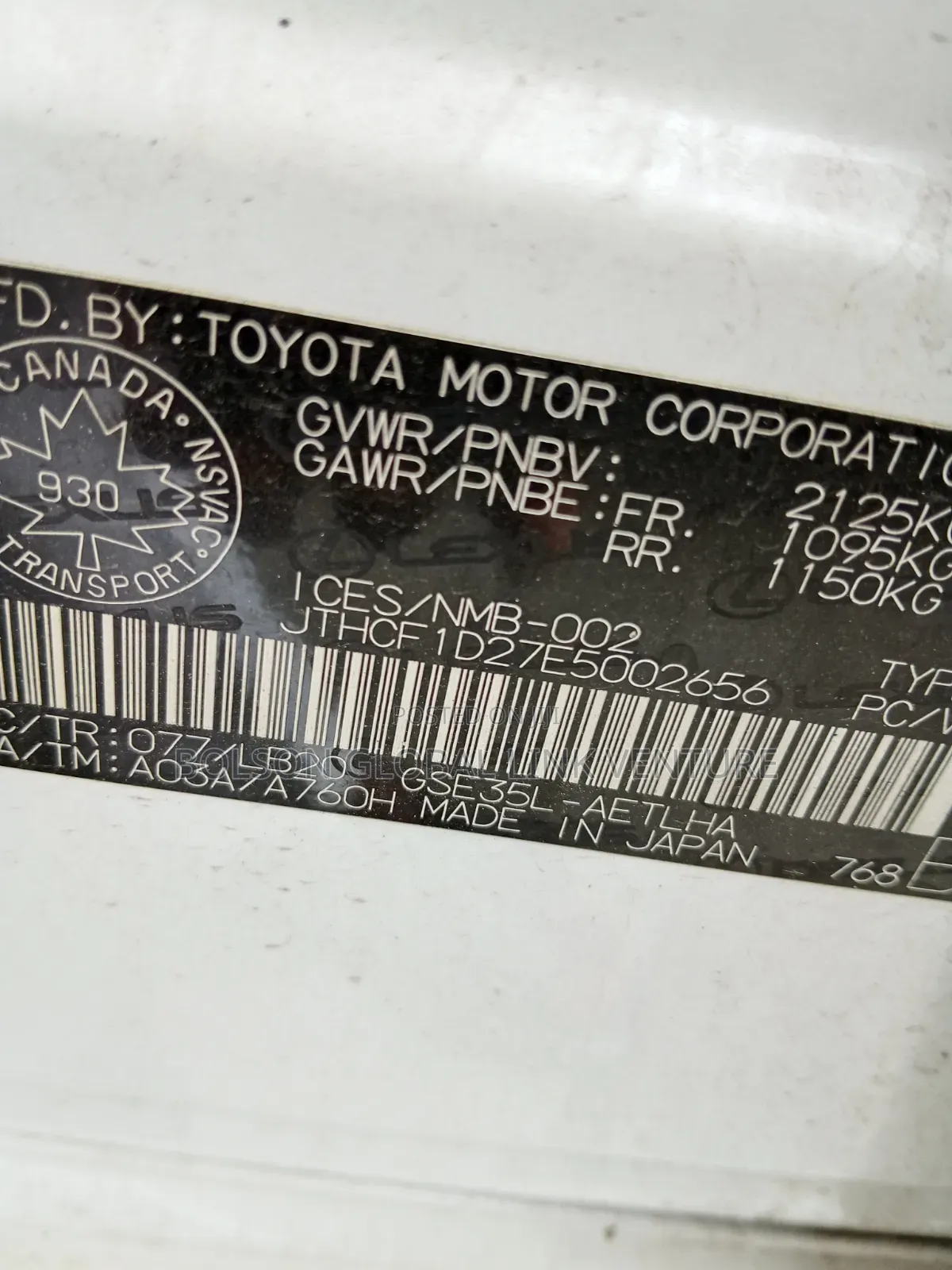 Lexus IS 250 4WD 2014 White