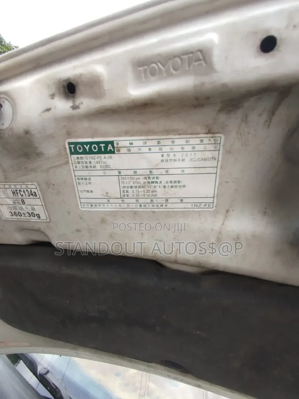 Toyota Yaris 2011 White