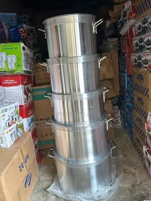 5 Pieces Heavy Aluminum Standard Party Pot
