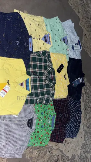 Children Closing Shirt
