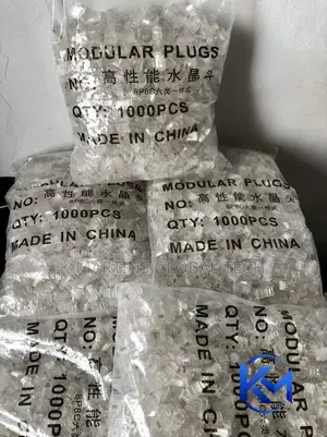 RJ45 Cat6 Cat6A Pass Through Connectors Network Cable Plug 1000 PCS
