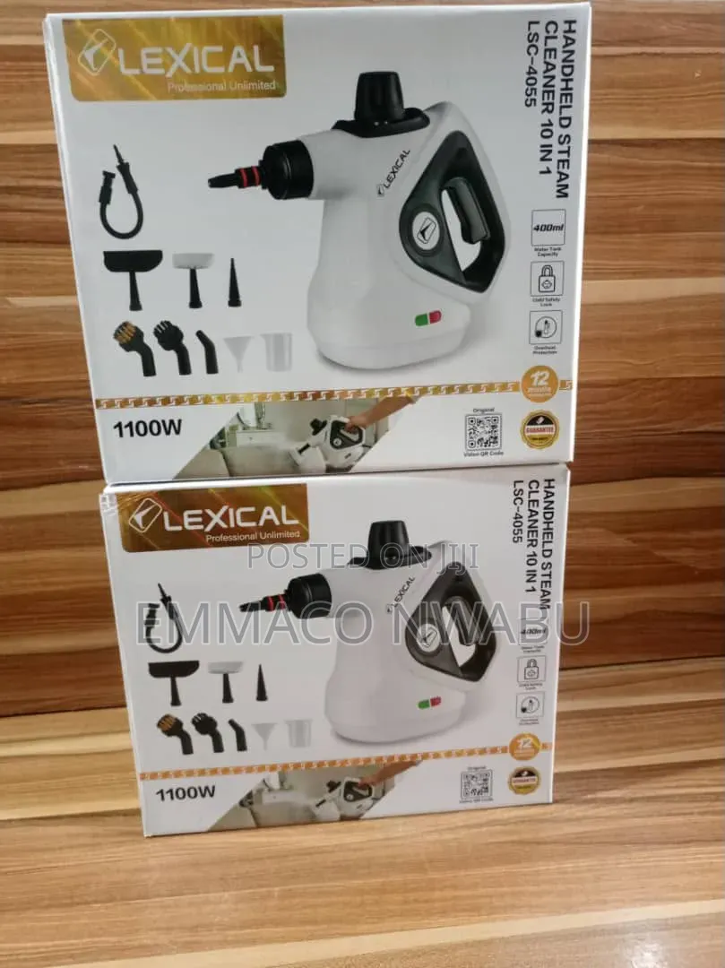 LEXICAL Handheld Steam Cleaner 10 in 1