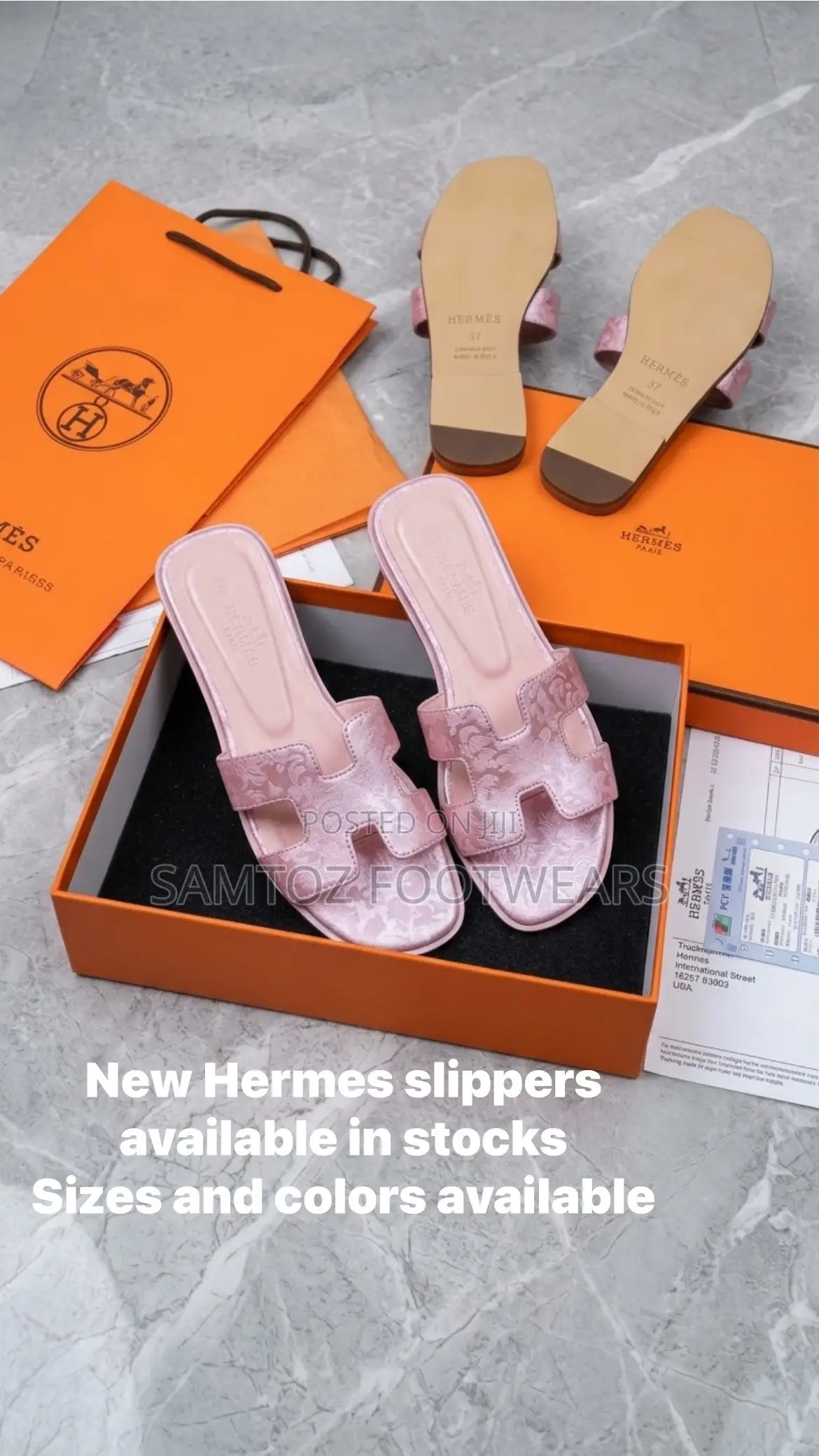 Hermes Slippers