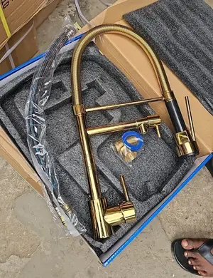 Kitchen Spring Tap Gold
