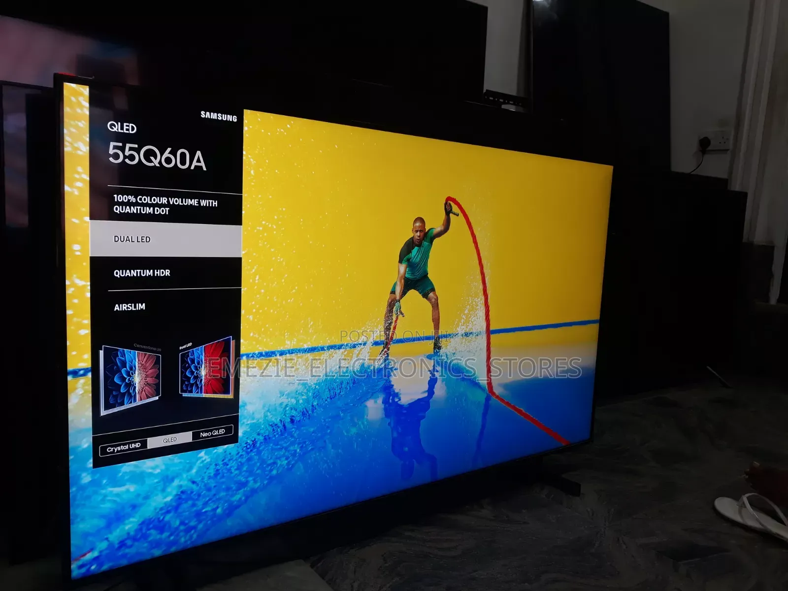 55inches Samsung Qled Q60A