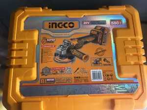 Filing Machine Ingco 20v Cordless Angle Grinder Box