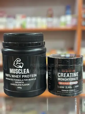 Whey Protein + Creatine Powder (Free Delivery Within Lagos)