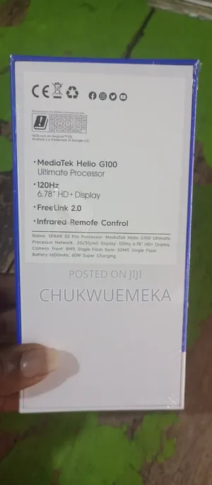 New Tecno Spark 50 Pro 256 GB