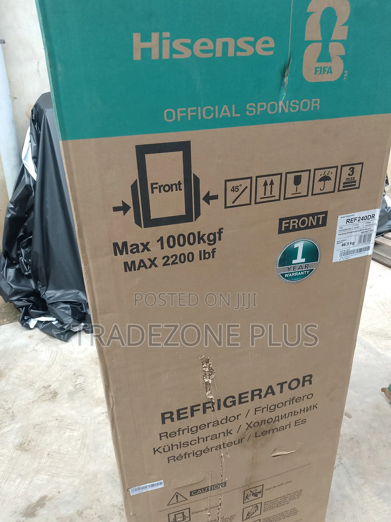 Original Hisense Refrigerator 240 Litres – Quality Cooling