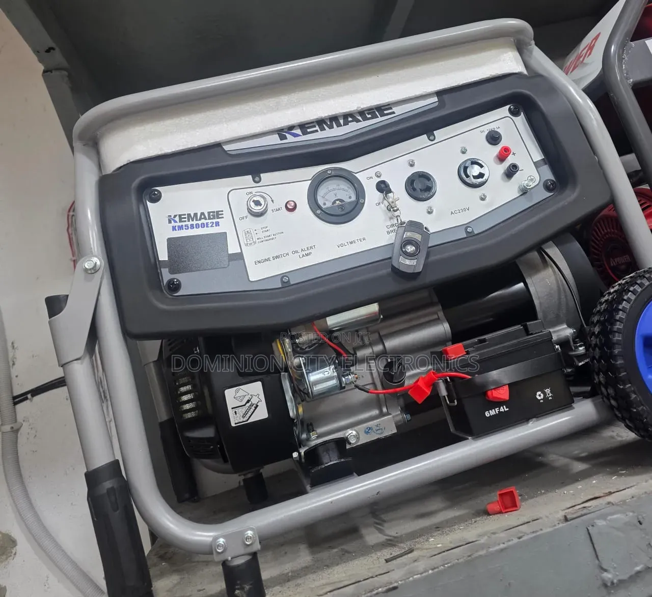 High Quality 5kva Kemage Remote Control Petrol Generator 100%copper