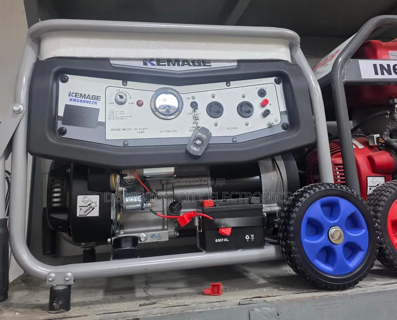 High Quality 5kva Kemage Remote Control Petrol Generator 100%copper