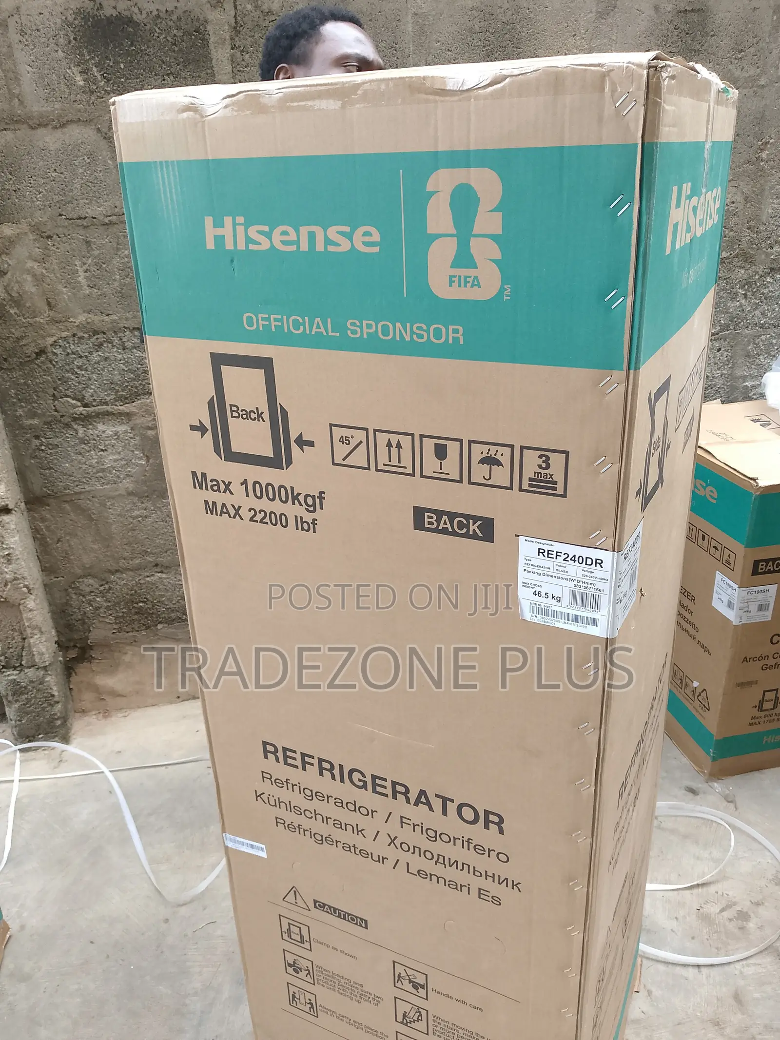 Hisense Double Door 240L Refrigerator – Modern Design