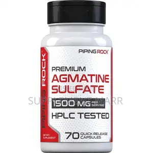 Agmatine Sulfate Capsules – 1500mg – 70 Count