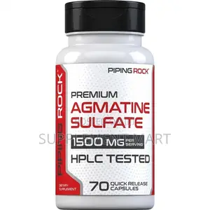 Agmatine Sulfate Capsules – 1500mg – 70 Count