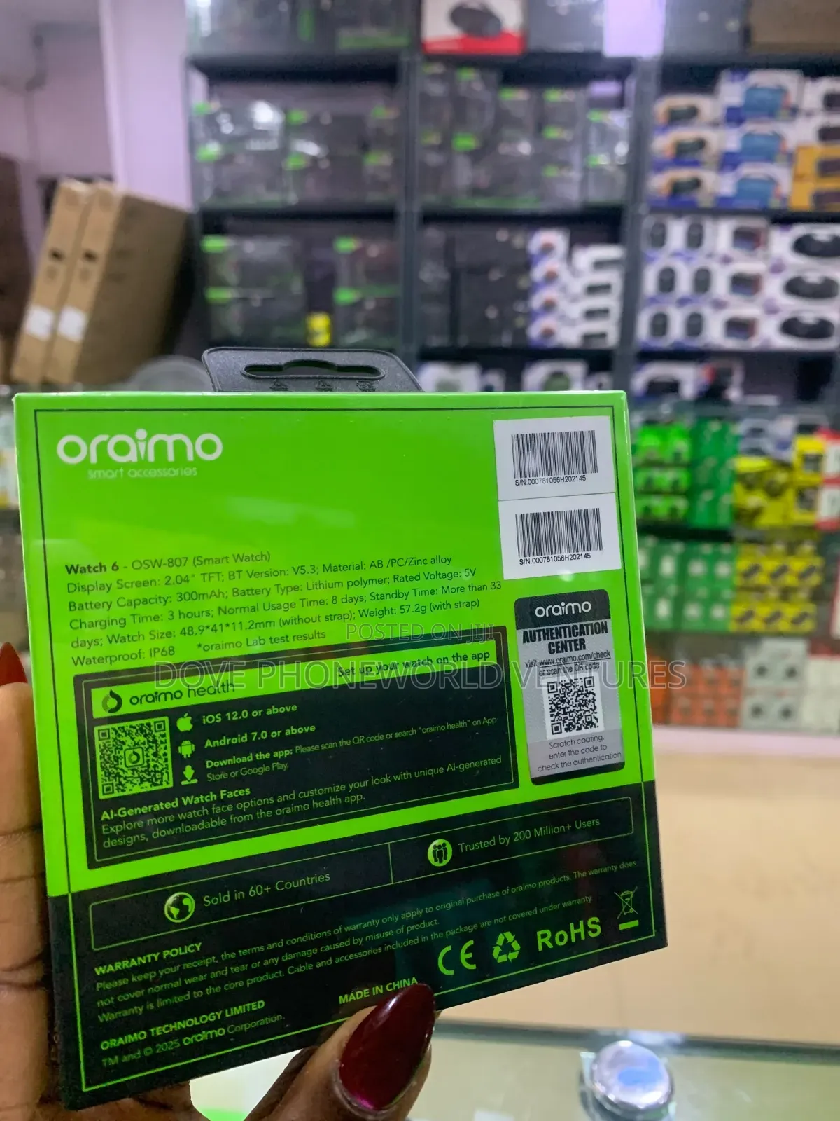 Oraimo Watch 6