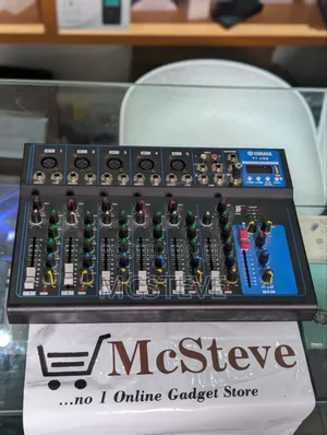 Yamaha 7 Channel Audio Mixer With Bluetooth + USB Phantom Power Ligh