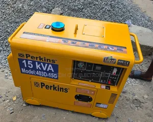 Heavy-Duty 15kva Perkins Diesel Soundproof Generator 100%copper Coil